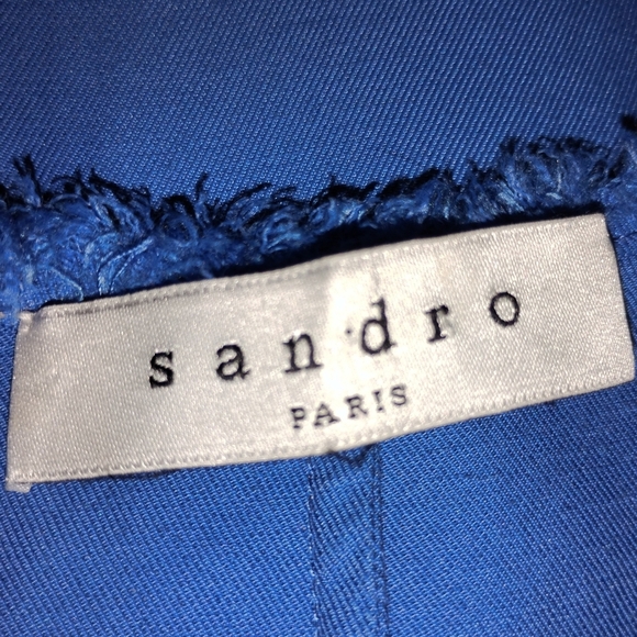 PERIWINKLE BLUE SANDRO PARIS ROMPER - Picture 6 of 7